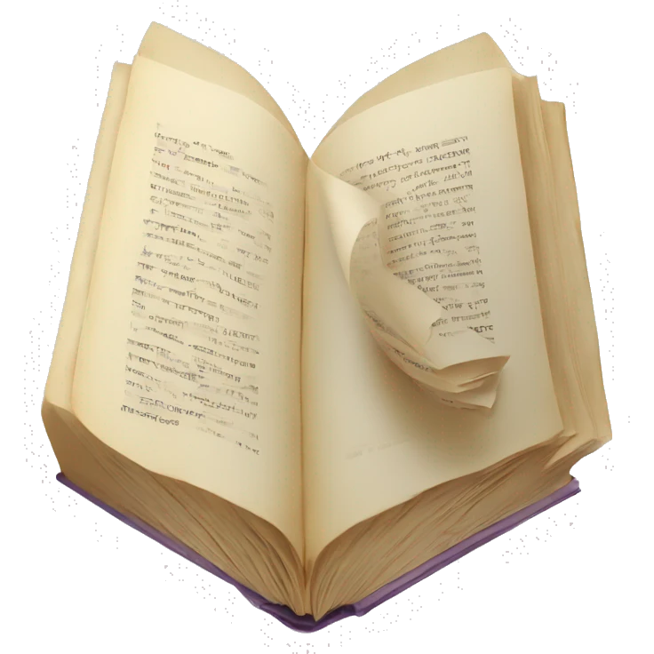 beautiful unfolded book emoji