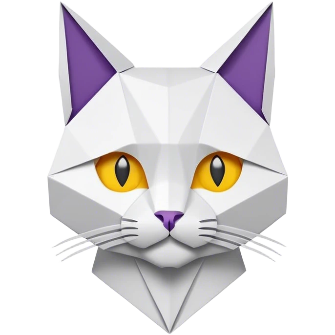 cat origami emoji