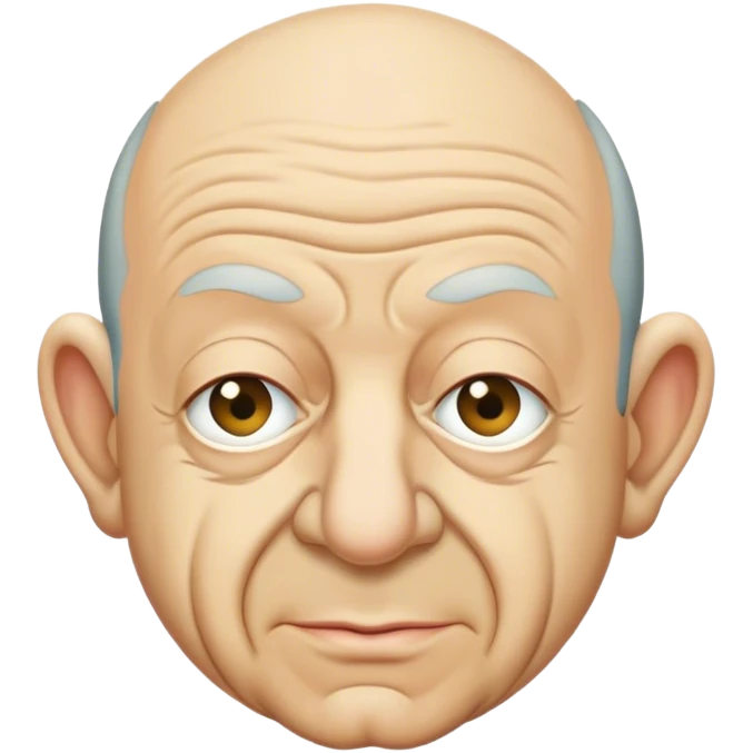 carry on bald Sid James emoji