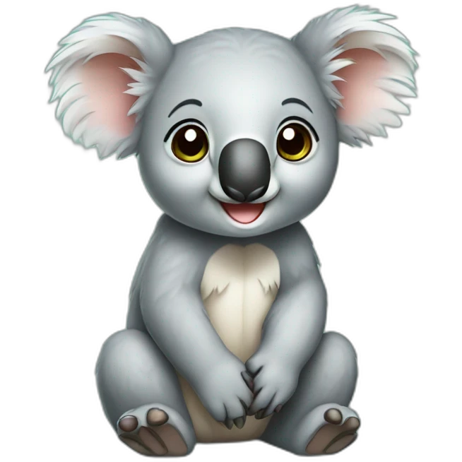 cute baby koala emoji