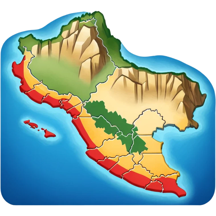 I want that you generate a correctly Peru map emoji