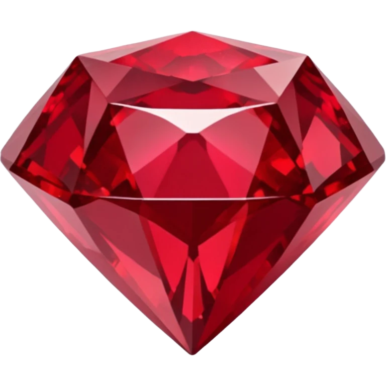 red glitter ruby emoji
