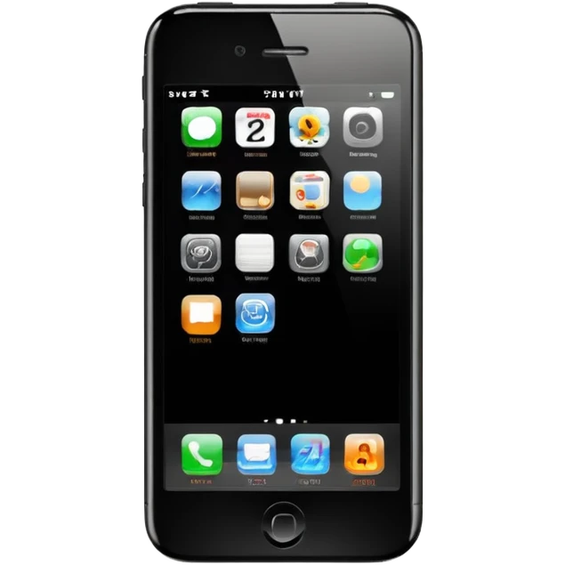 Iphone spento frontale emoji