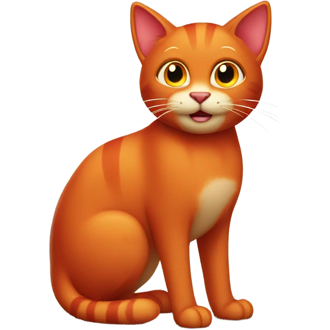 red cat emoji emoji