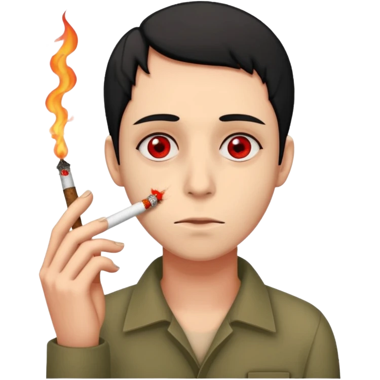 Emoji cansado mariguano emoji
