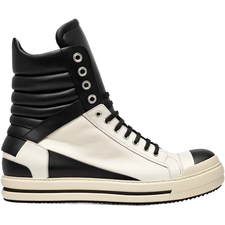 rick owens geobasket white emoji
