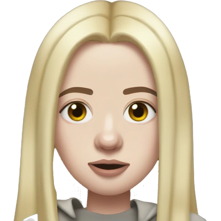 Realistic Billie Eilish  emoji