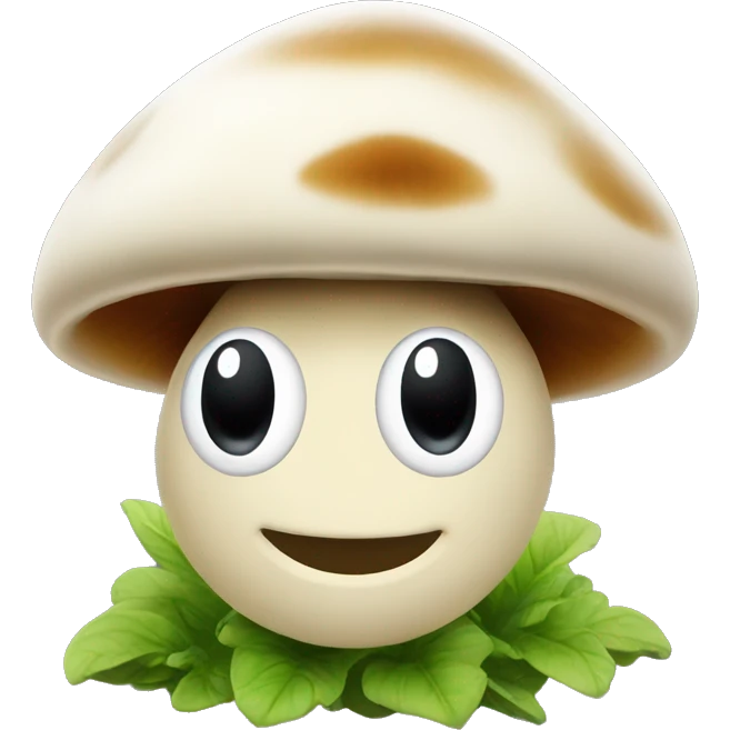 Mushroom Trip Smiley Fac emoji