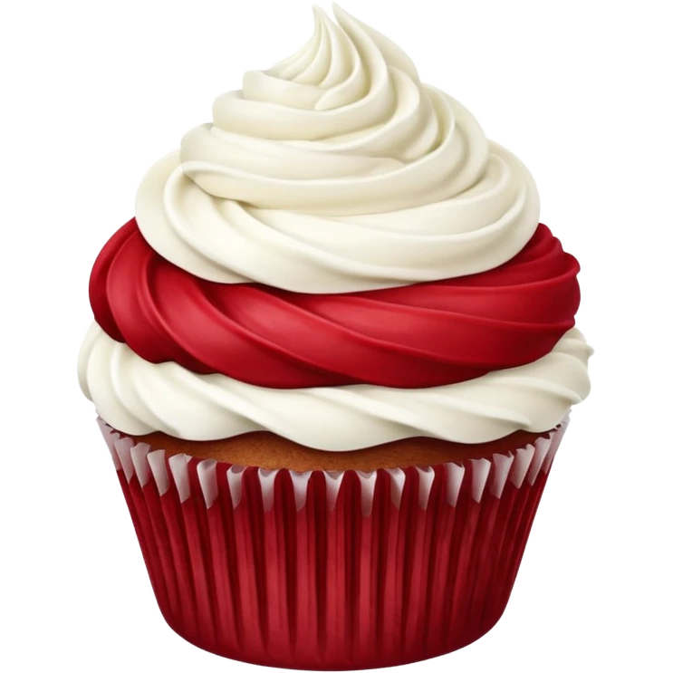 Red velvet cupcake  emoji