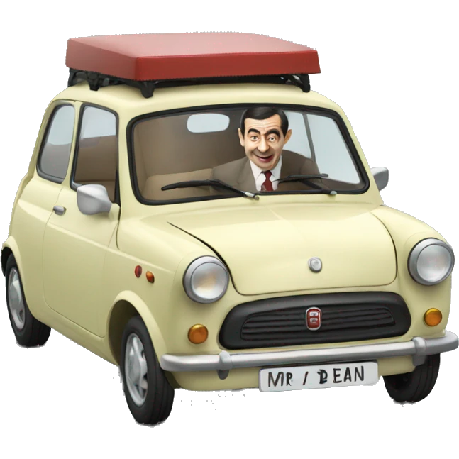 mr bean car emoji