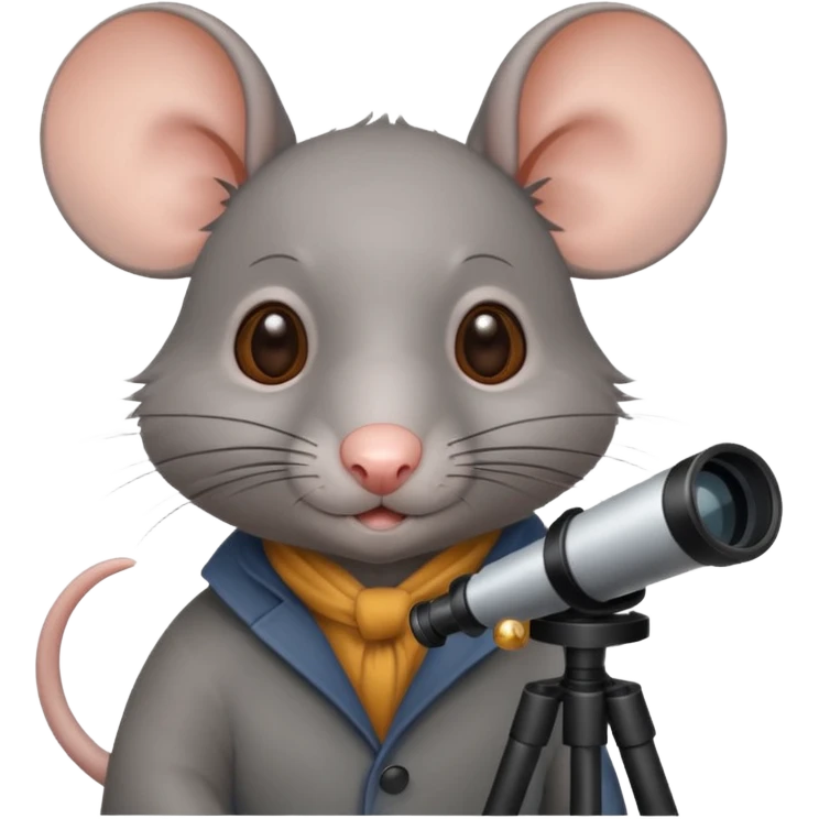 rat with telescope  emoji