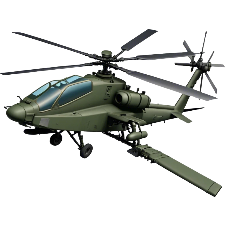 AH-64E Apache - Boeing (Model Year: 2021) (Iconic army green) emoji