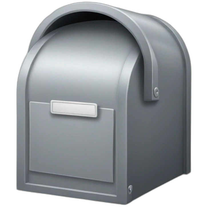 Grey Mailbox emoji