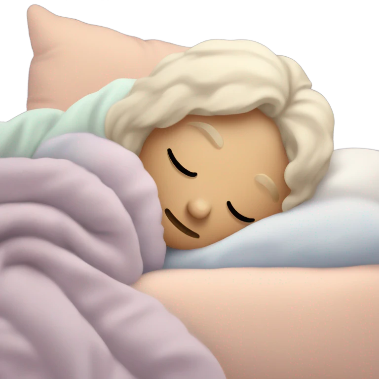 Pastel sleep emoji