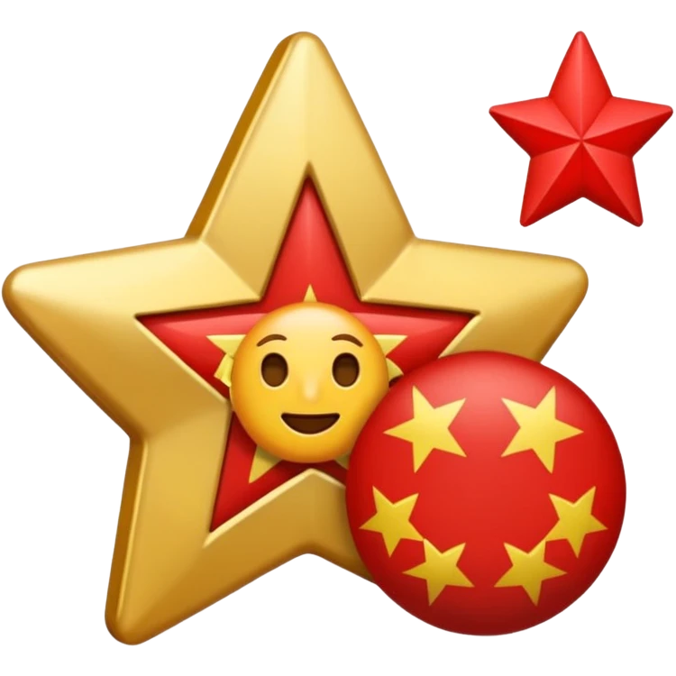 crea un emoji con lo scontro tra US e URSS emoji