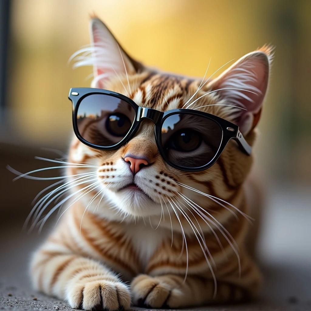 cat wearing sunglasses emoji