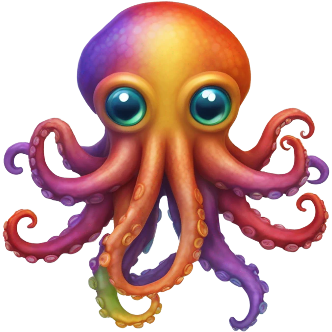 rainbow kraken emoji