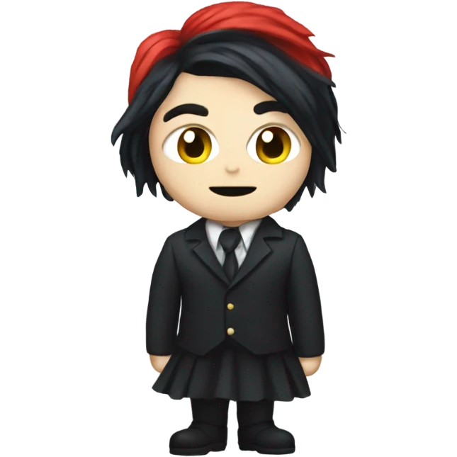 Gerard way wearing a dress emoji