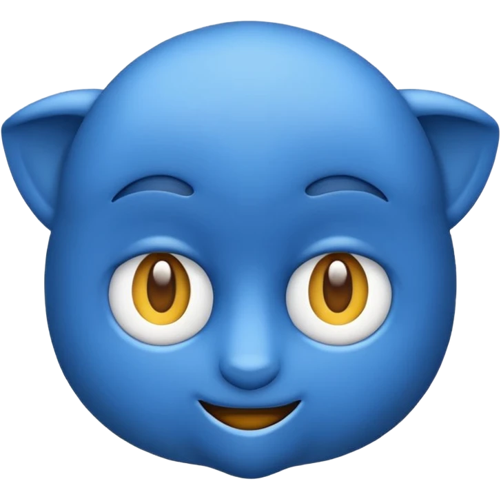 Синий квадрат на котором нарисована галочка  emoji