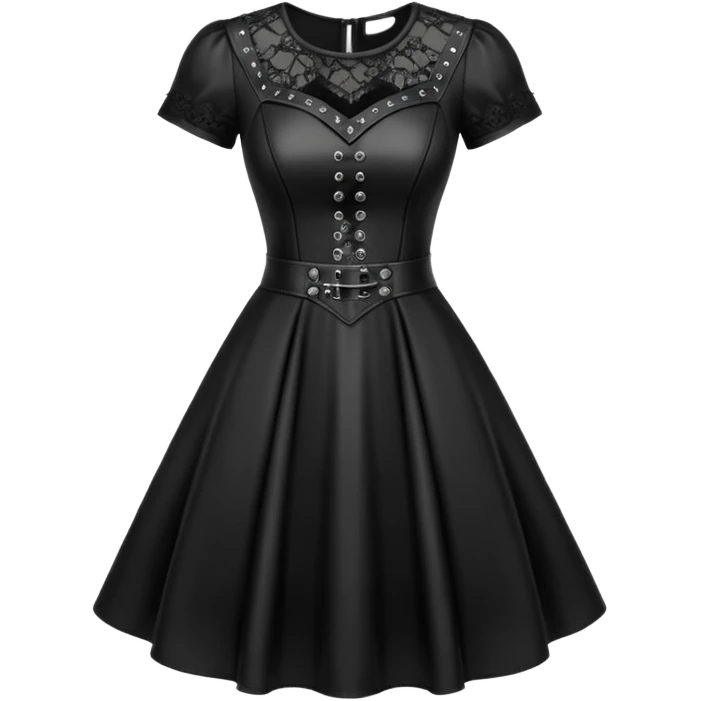 Gothic edgy dress apparel clothing  emoji