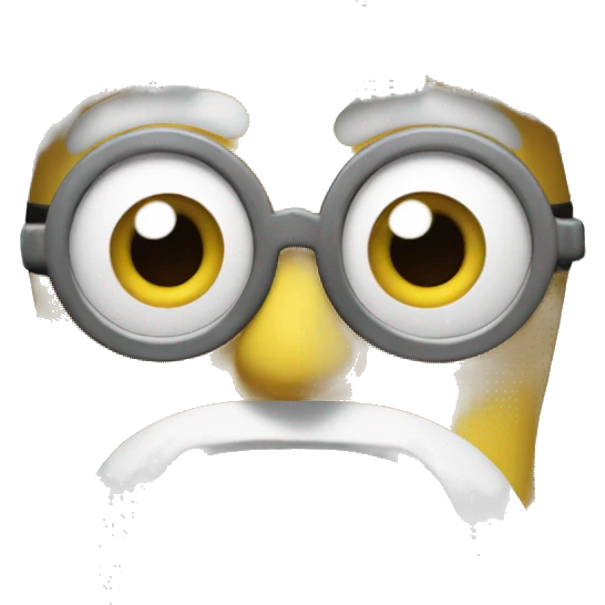 minion-with-white-hair emoji