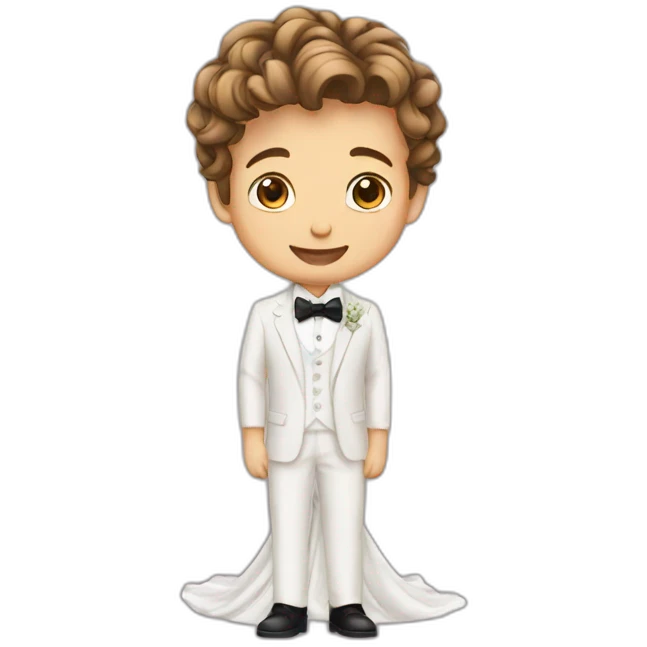 Boy wedding  emoji
