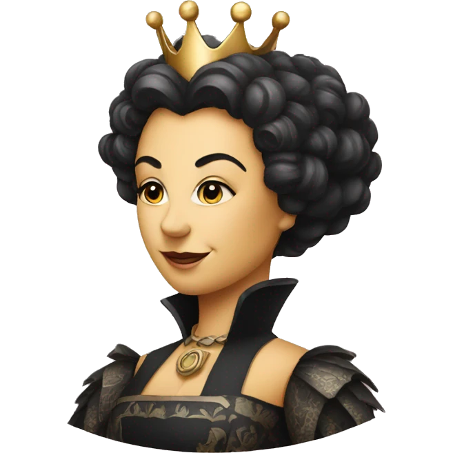 Queen of spades logo  emoji