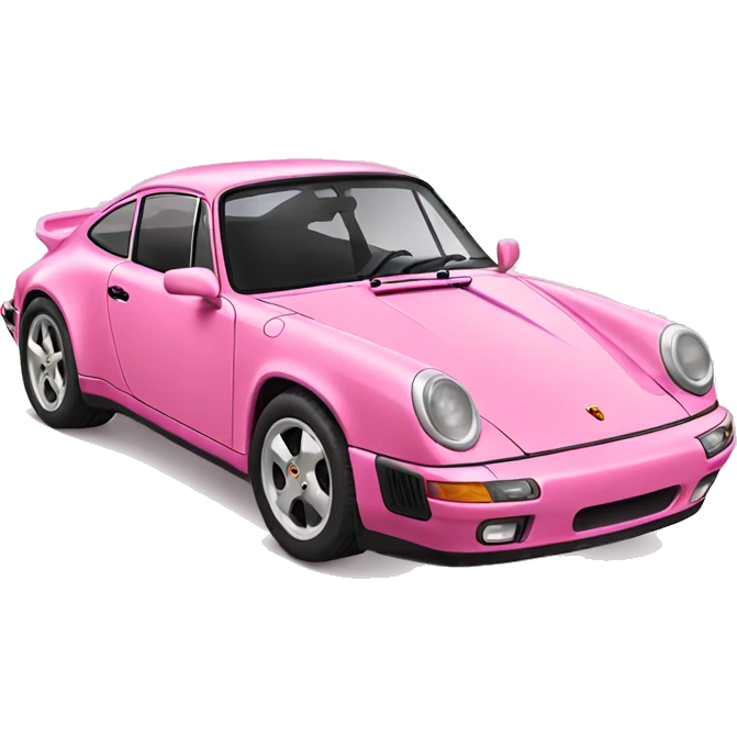 pink porsche  emoji