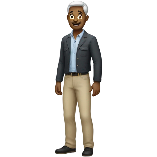 Un homme sans pantalon  emoji