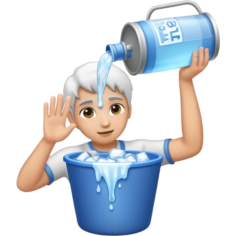ice bucket challangue emoji
