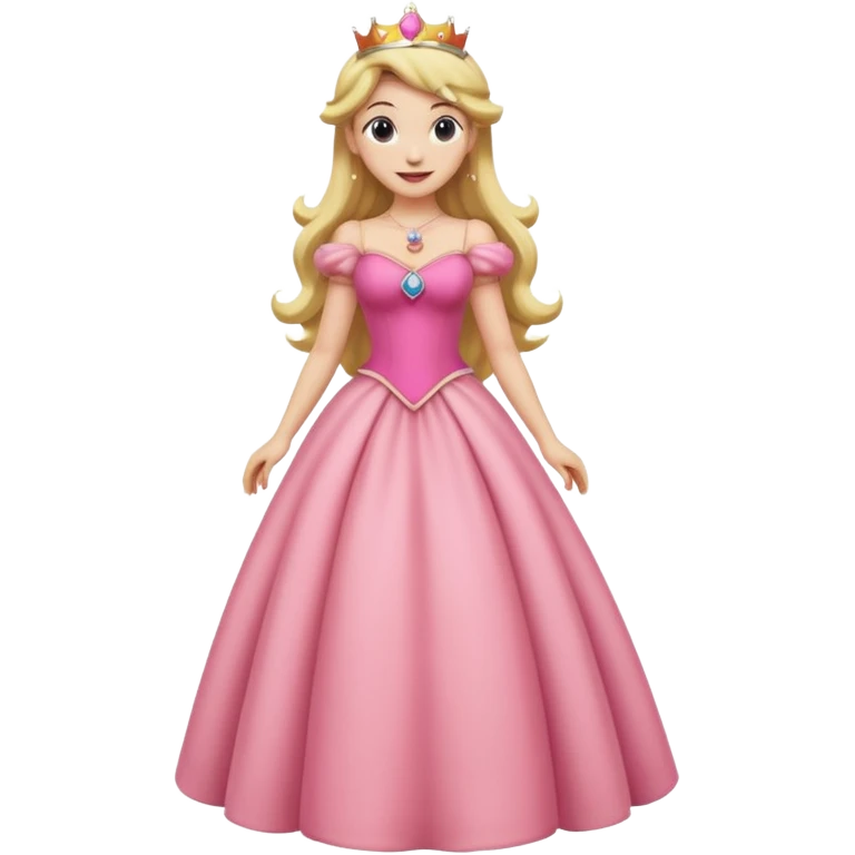 Princess Peach full body  emoji
