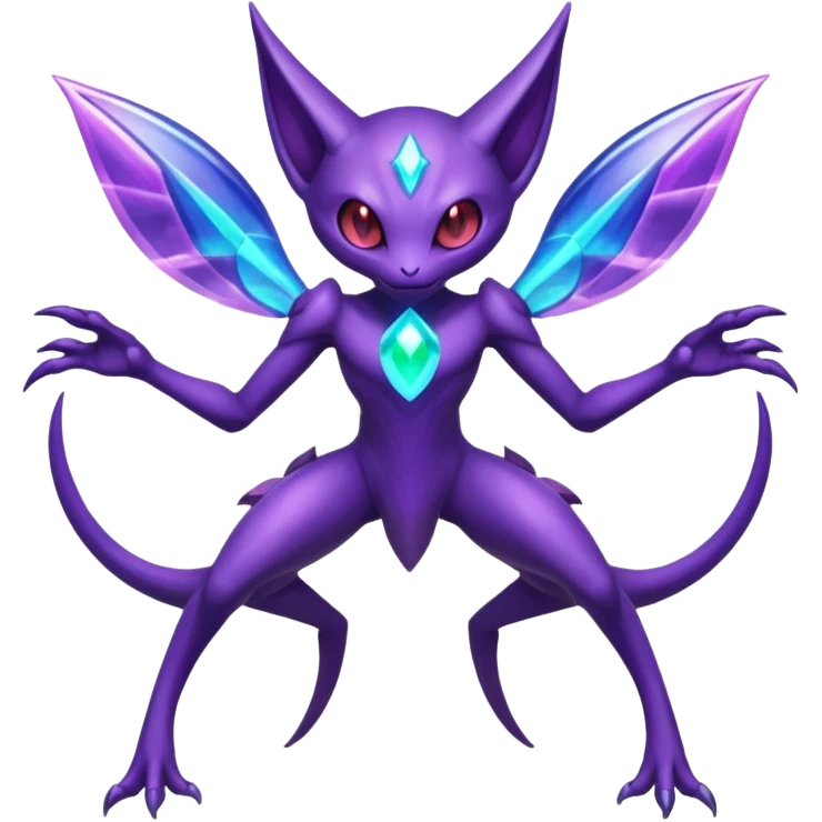 Genesect-Lunala-Sableye-Mew-fusion emoji