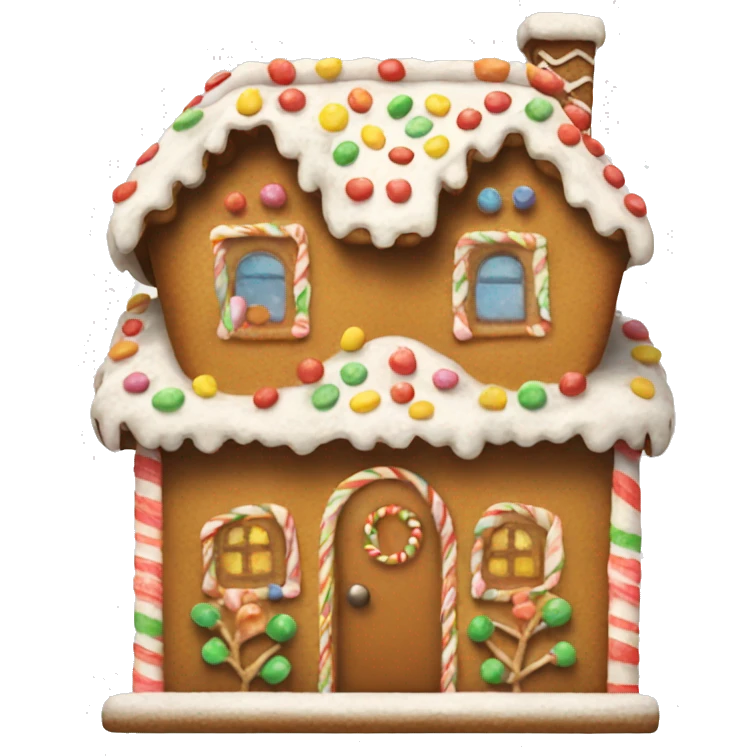 gingerbread house  emoji