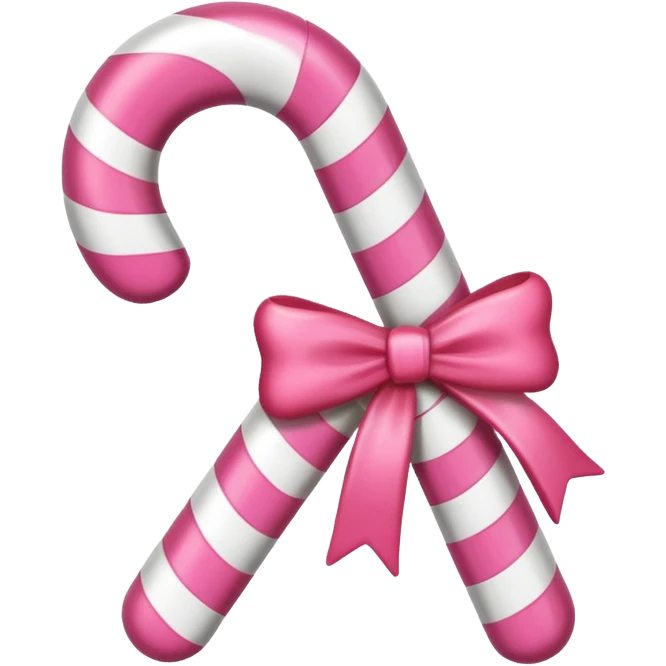 pink candy cane emoji