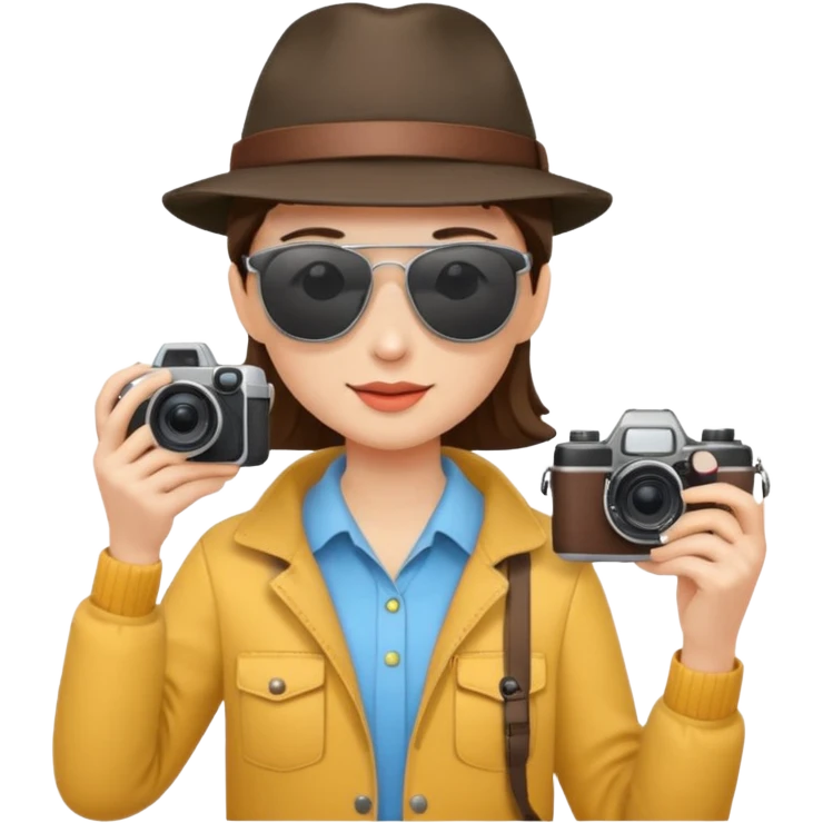 Tourist Taking Photo emoji
