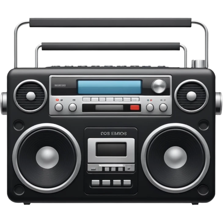 minimalistic boombox emoji