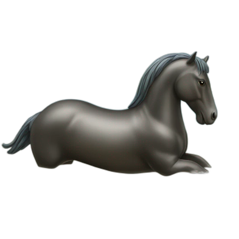 Cheval sur une baleine emoji