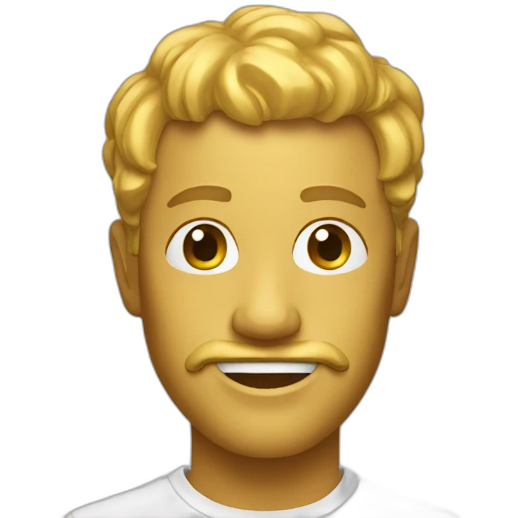 Golden man emoji