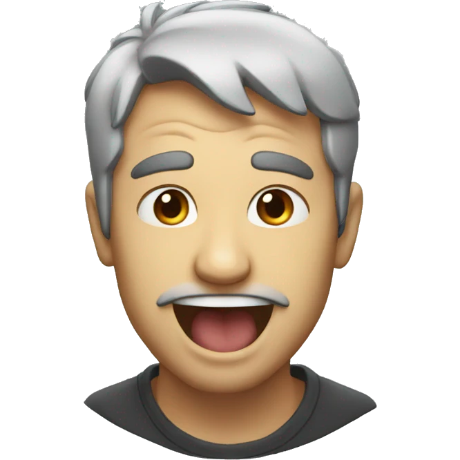 Mewing emoji