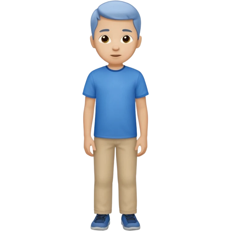 Child 8 year old standing  emoji