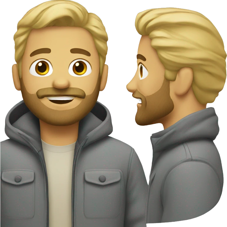 blonde guy with beard emoji