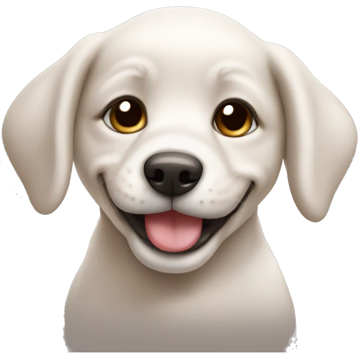 Cute puppy  emoji