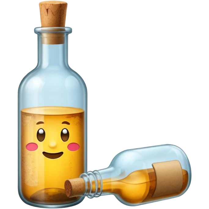 Message Bottles, big emoji