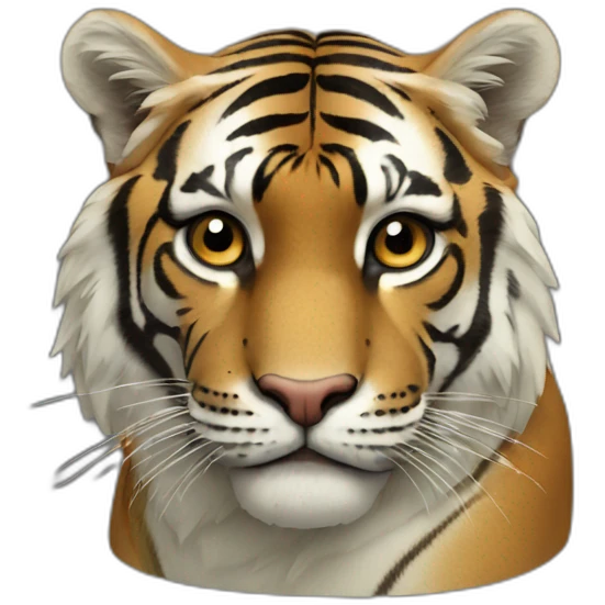 Félindra tete de tigre emoji