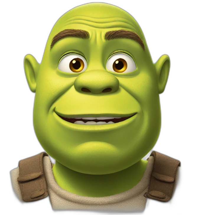Surprised shrek emoji