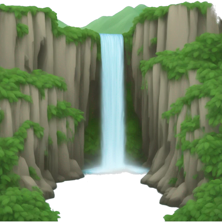 Waterfall emoji