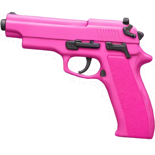 Pink gun emoji
