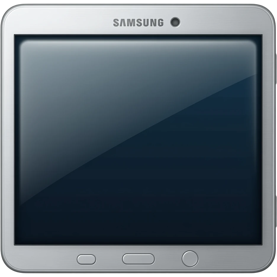 Create a samsung tablet and make it look realistic obviously a tablet emoji