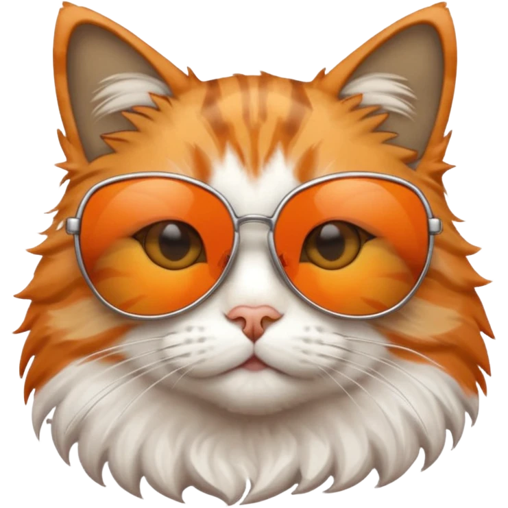 Cat wearing sunglasses emoji