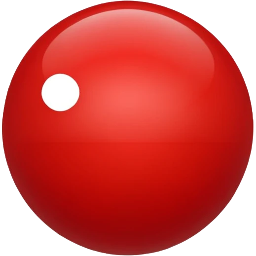 Red color emoji
